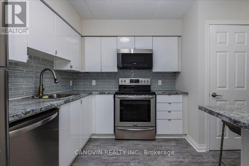 202 - 107 Bond Street, Orillia, ON - Indoor Photo Showing Kitchen With Upgraded Kitchen