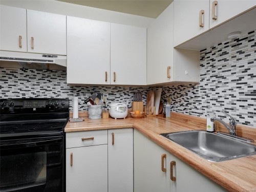 #406-3258 Alder St, Saanich, BC - Indoor Photo Showing Kitchen