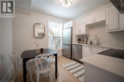 295 Locke Street S, Hamilton, ON - Indoor Photo Showing Kitchen With Stainless Steel Kitchen