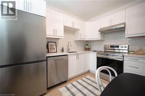 295 Locke Street S, Hamilton, ON - Indoor Photo Showing Kitchen With Stainless Steel Kitchen