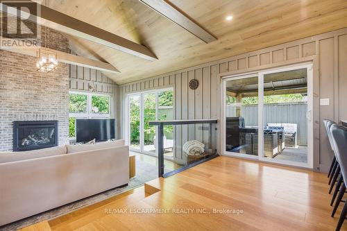 119 Westside Drive, Oakville, ON - Indoor With Fireplace