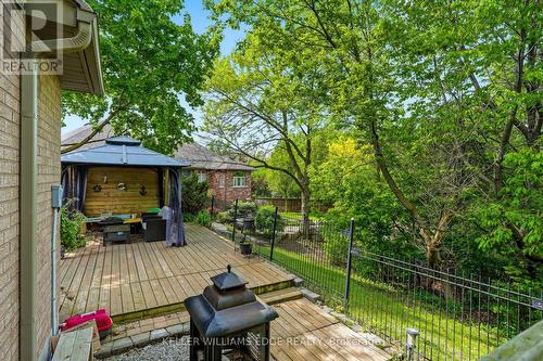 Gazebo perfect for backyard relaxation - 149 Cove Crescent, Hamilton, ON - Outdoor With Deck Patio Veranda