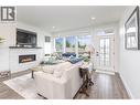 1441 20 Avenue Se Unit# 4, Salmon Arm, BC  - Indoor Photo Showing Living Room With Fireplace 