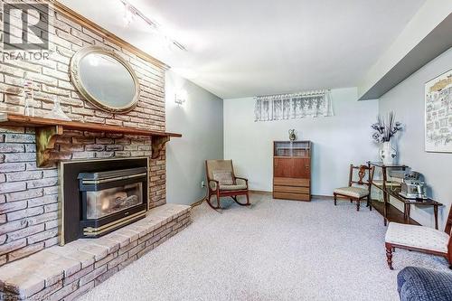 633 Sheraton Road, Burlington, ON - Indoor Photo Showing Living Room With Fireplace