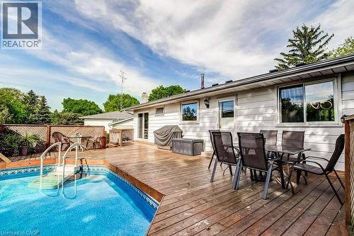 633 Sheraton Road, Burlington, ON - Outdoor With In Ground Pool With Deck Patio Veranda