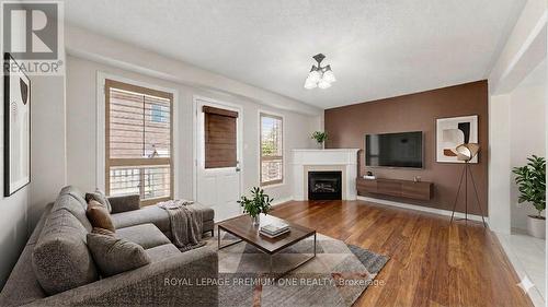 108 Argento Crescent, Vaughan, ON - Indoor Photo Showing Living Room With Fireplace