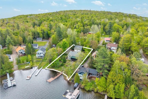 Photo aérienne - 1320 Rue De La Baie, Chertsey, QC - Outdoor With Body Of Water With View