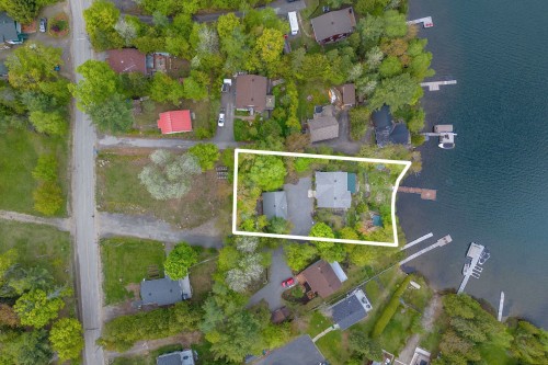 Photo aérienne - 1320 Rue De La Baie, Chertsey, QC - Outdoor With Body Of Water With View