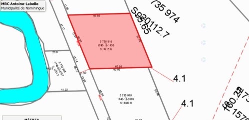 Plan (croquis) - 358 Rue Des Merles, Nominingue, QC - Other