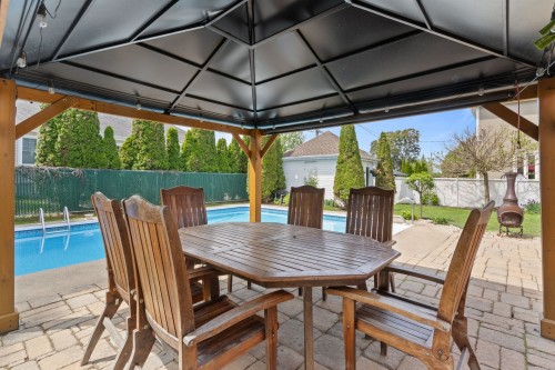 Cour - 14 Rue St-Onge, Châteauguay, QC - Outdoor With In Ground Pool With Deck Patio Veranda With Exterior