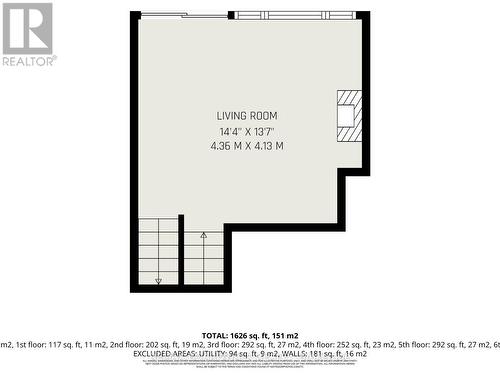 Floor Plan - Living Room - 41 Putman Avenue, Ottawa, ON - Other
