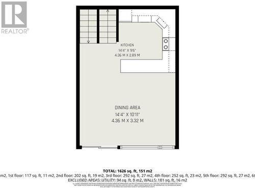Floor Plan  - Kitchen & Dining - 41 Putman Avenue, Ottawa, ON - Other