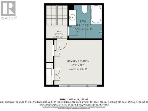 Floor Plan - Second Bedroom - 41 Putman Avenue, Ottawa, ON - Other