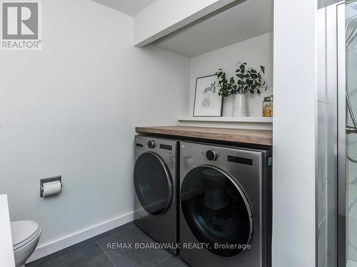 Stainless Steel Washer & Dryer - 41 Putman Avenue, Ottawa, ON - Indoor Photo Showing Laundry Room