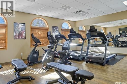 344 Levalley Cove, Saskatoon, SK - Indoor Photo Showing Gym Room