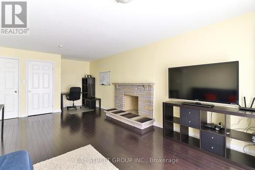 489 Fergo Avenue, Mississauga, ON - Indoor Photo Showing Living Room With Fireplace
