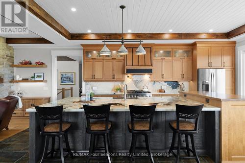8672 County Rd 91 Road, Clearview, ON - Indoor Photo Showing Kitchen With Upgraded Kitchen
