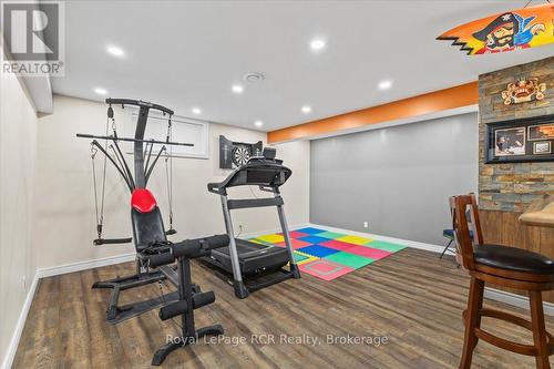 Exercise/Games Room - 108 Marshall Heights Road, West Grey, ON - Indoor Photo Showing Gym Room
