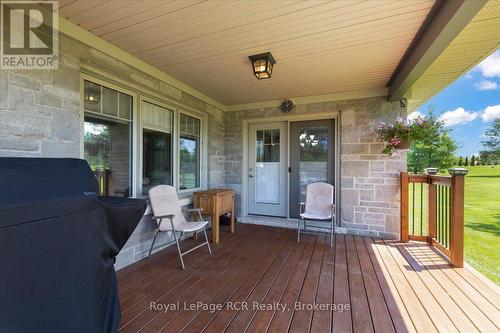 Partially Covered Deck - 108 Marshall Heights Road, West Grey, ON - Outdoor With Deck Patio Veranda With Exterior