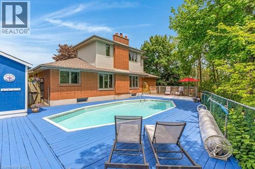 26 Esther Avenue, Cambridge, ON - Outdoor With In Ground Pool With Deck Patio Veranda