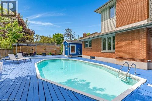 26 Esther Avenue, Cambridge, ON - Outdoor With In Ground Pool With Deck Patio Veranda