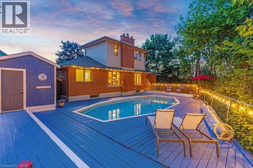 26 Esther Avenue, Cambridge, ON - Outdoor With In Ground Pool