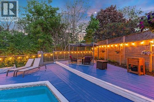 26 Esther Avenue, Cambridge, ON - Outdoor With In Ground Pool With Deck Patio Veranda