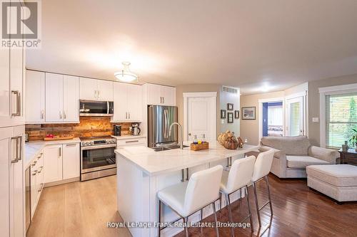 25 Lakeland Avenue, Trent Lakes, ON - Indoor Photo Showing Kitchen With Double Sink