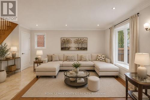 Backyard/Family Room - 35 Trenholme Crescent, Hamilton, ON - Indoor Photo Showing Living Room
