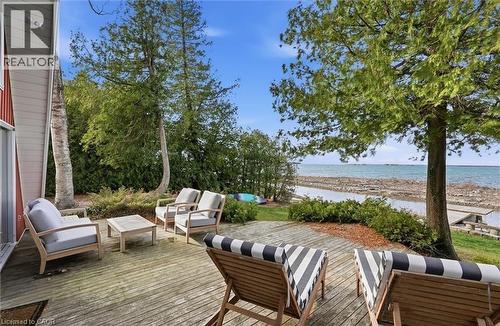 68 Parker Island Road, Lions Head, ON - Outdoor With Body Of Water With Deck Patio Veranda