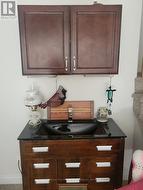 Wet bar in lower level family room - 