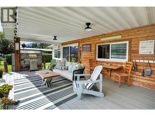8110 & 8120 Busk Road, Balfour, BC - Outdoor With Deck Patio Veranda With Exterior