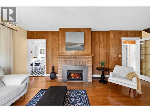 900 Sicamous Street, Enderby, BC - Indoor Photo Showing Living Room With Fireplace