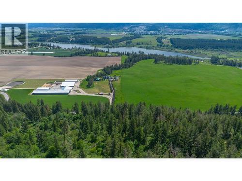 Drone valley view. - Proposed Lot B 1212 Page Road, Spallumcheen, BC 