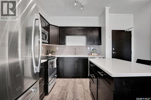 106 545 Hassard Close, Saskatoon, SK - Indoor Photo Showing Kitchen With Stainless Steel Kitchen With Upgraded Kitchen