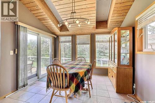Mcouatt Acreage, Lumsden Rm No. 189, SK - Indoor Photo Showing Dining Room