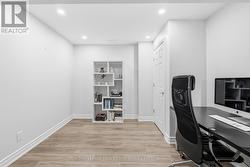 Fifth Bedroom/Office with Laminate Flooring - 