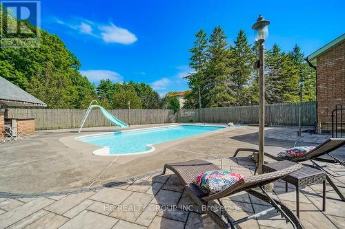 12 Bunting Court, Ajax, ON - Outdoor With In Ground Pool With Deck Patio Veranda