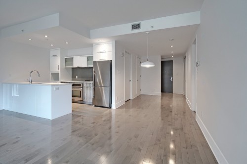 Overall view - 604-901 Rue De La Commune E., Montréal (Ville-Marie), QC - Indoor Photo Showing Kitchen With Upgraded Kitchen