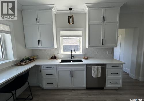 104 Central Boulevard, Nipawin, SK - Indoor Photo Showing Kitchen With Double Sink With Upgraded Kitchen