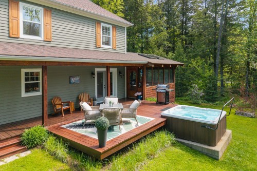 Extérieur - 1215 Rue Aurélien, Magog, QC - Outdoor With Deck Patio Veranda With Exterior