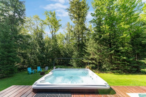 Spa - 1215 Rue Aurélien, Magog, QC - Outdoor With Above Ground Pool With Backyard