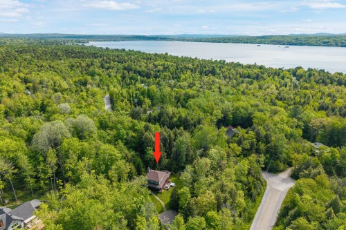 Photo aérienne - 1215 Rue Aurélien, Magog, QC - Outdoor With Body Of Water With View