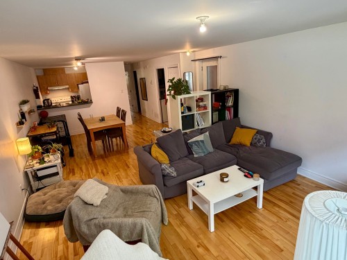 Living Room - 5431 Rue Garnier, Montréal (Le Plateau-Mont-Royal), QC - Indoor Photo Showing Living Room