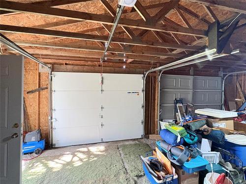 214 Black Avenue W, Oakburn, MB - Indoor Photo Showing Garage