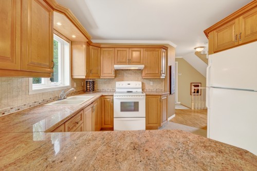 Kitchen - 3800 Côte Richelieu, Trois-Rivières, QC - Indoor Photo Showing Kitchen With Double Sink