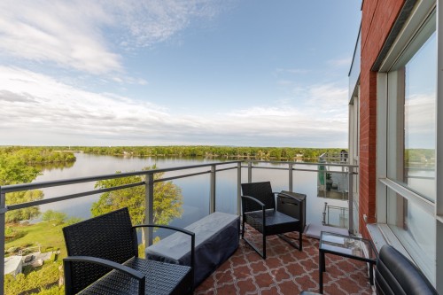 Balcon - 905-14399 Boul. Gouin O., Montréal (Pierrefonds-Roxboro), QC - Outdoor With Body Of Water With Balcony With View With Exterior