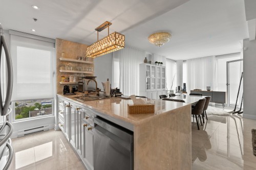 Cuisine - 905-14399 Boul. Gouin O., Montréal (Pierrefonds-Roxboro), QC - Indoor Photo Showing Kitchen With Double Sink
