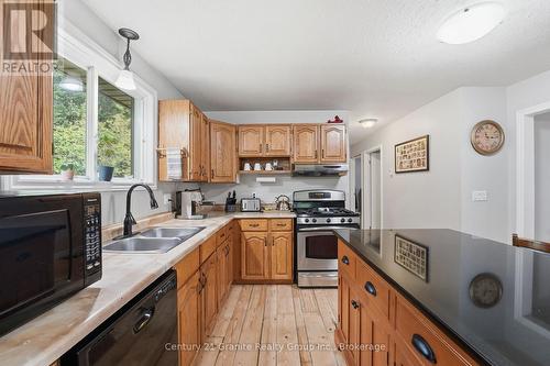1937 Mumford Road, Highlands East (Cardiff Ward), ON - Indoor Photo Showing Kitchen With Double Sink