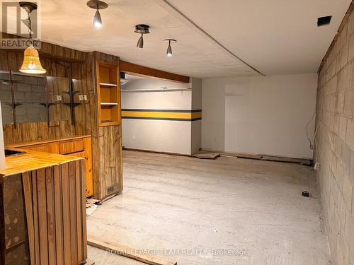 Basement Rec room potential - 26 Lane Street, Madawaska Valley, ON - Indoor Photo Showing Garage